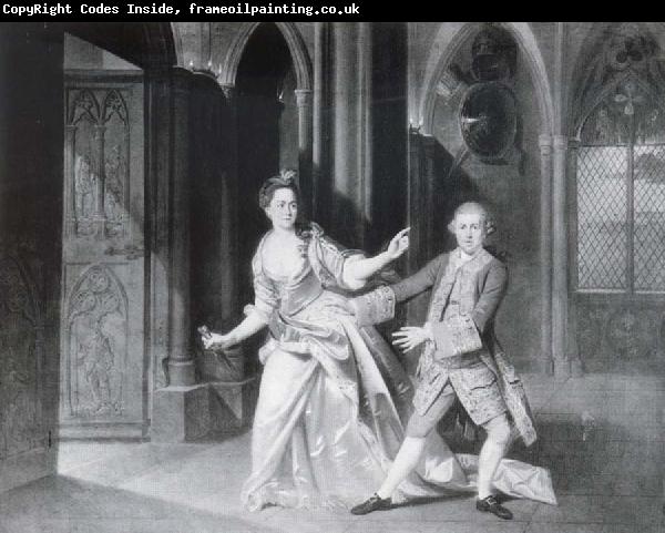 Johann Zoffany David Garrick as Macbeth and Hannah Pritchard as Lady Macbeth